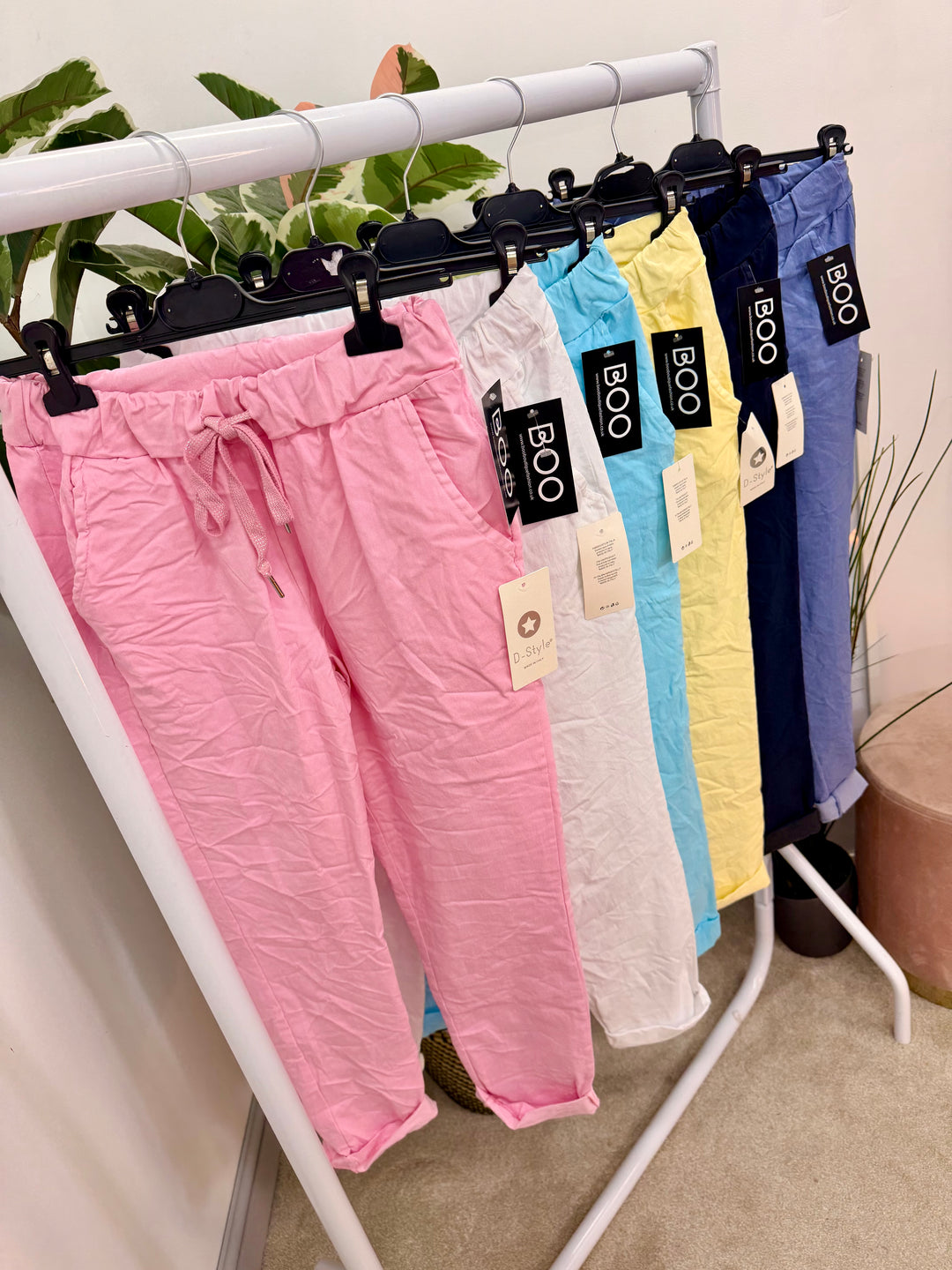 LADIES FASHION STRETCH MAGIC TROUSERS