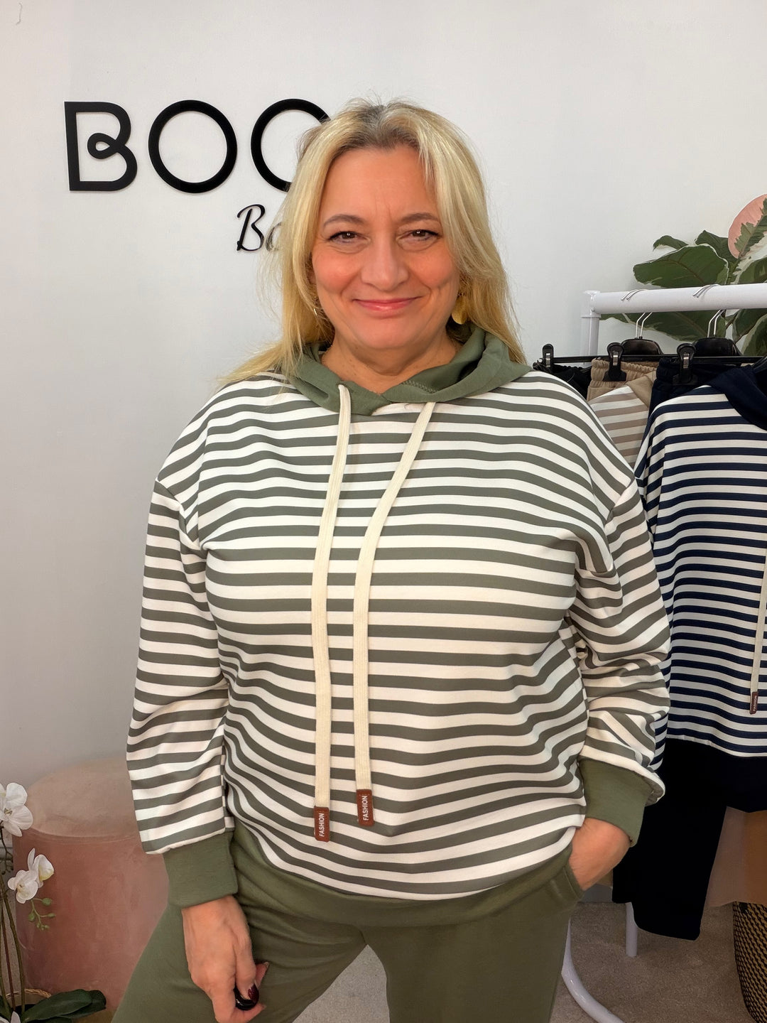 Ladies Fashion Straight Leg co ord set - khaki, navy, black & beige