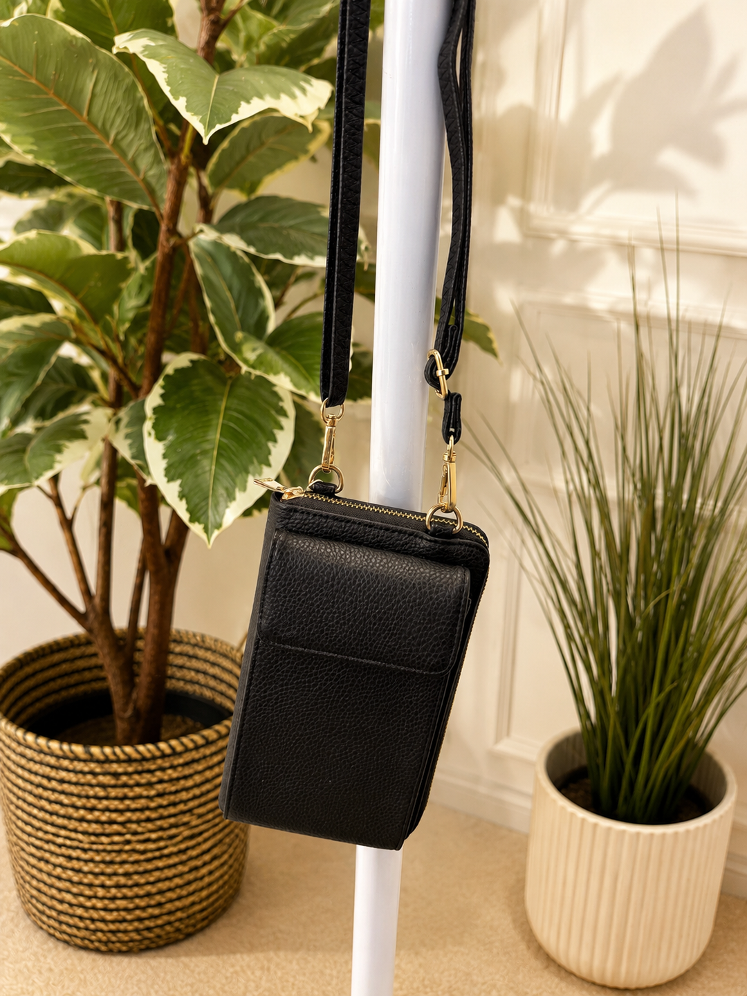 Ladies Purse / Phone Shoulder Bag - White, Silver, Gold, Black, Pink