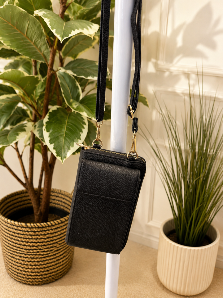 Ladies Purse / Phone Shoulder Bag - White, Silver, Gold, Black, Pink