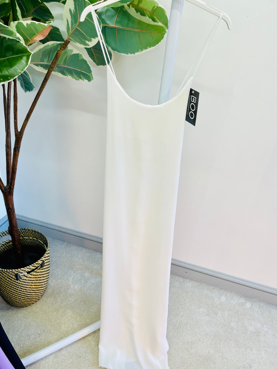 LADIES WOMENS WHITE STRAPPY BEACH SUMMER MAXI DRESS