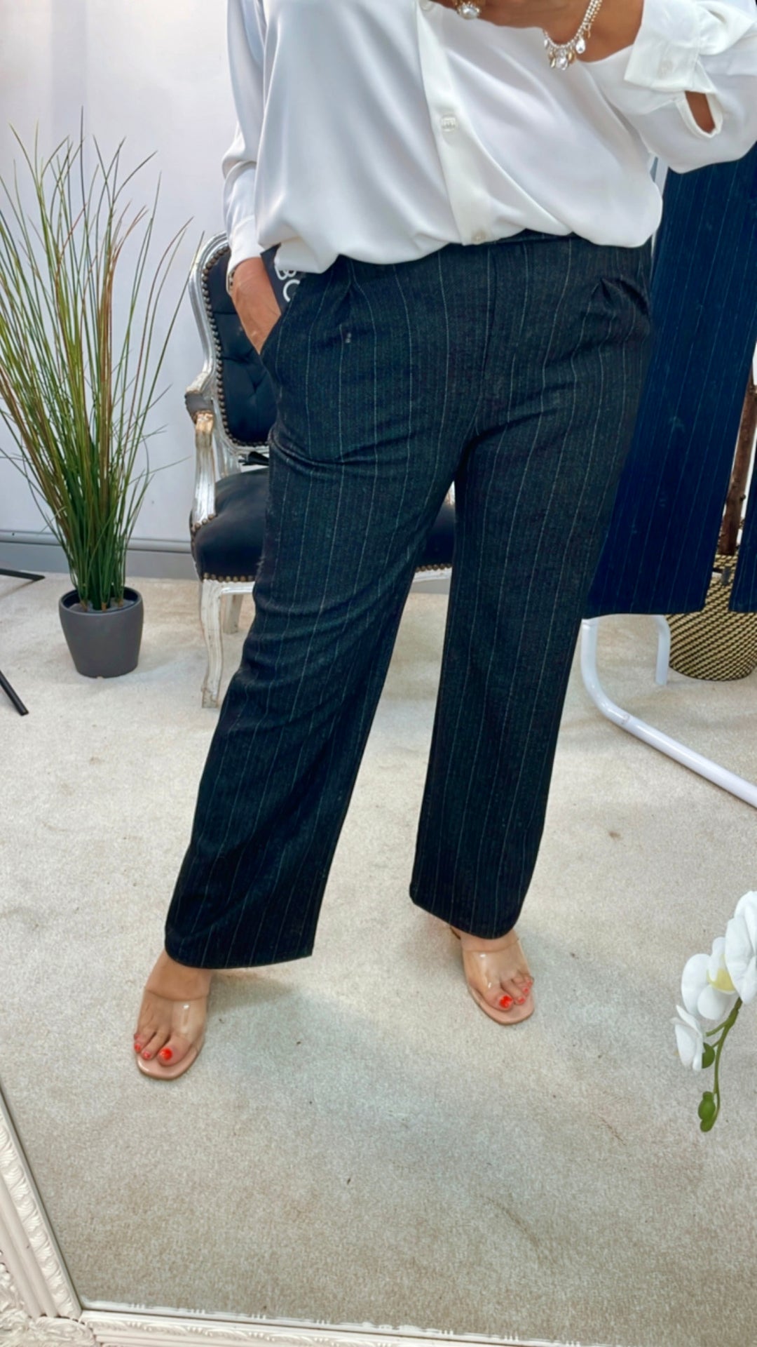 The PERRY pinstripe trousers - 2 colours