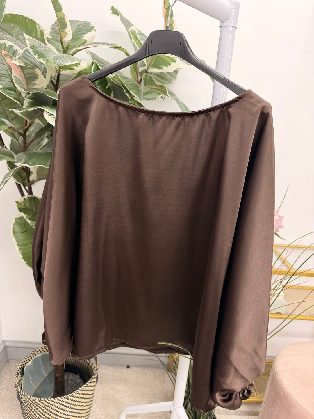 The OTTIE satin loose fit top - 4 colours