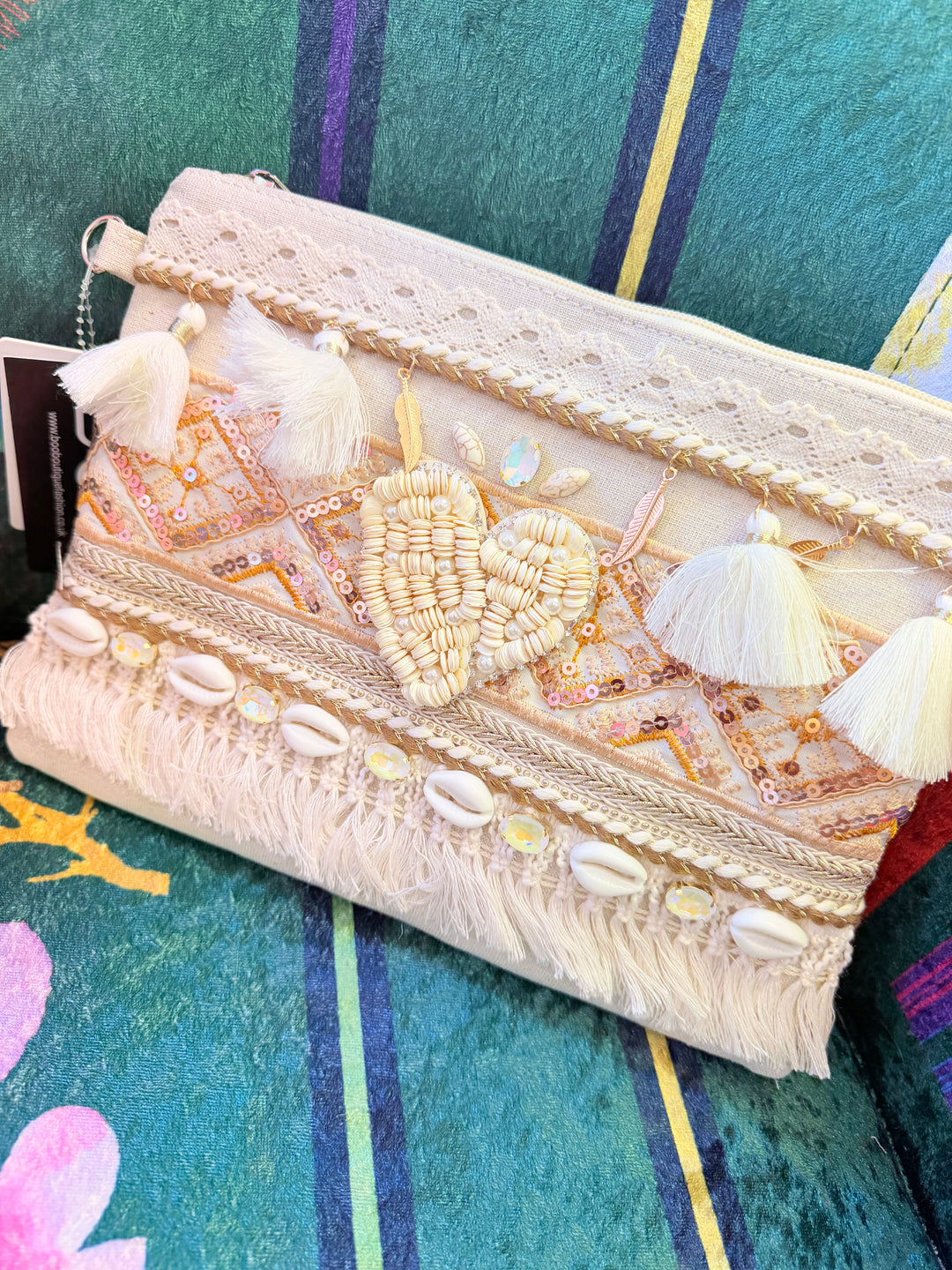 The JANE sparkly beach clutch bag - 14 styles