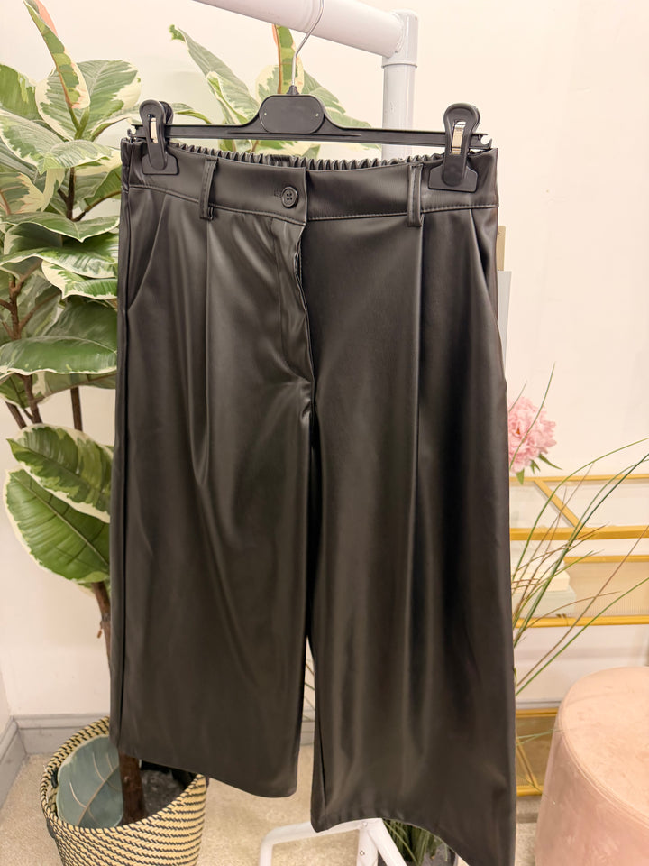 The POSH faux leather culotte trousers - 3 colours