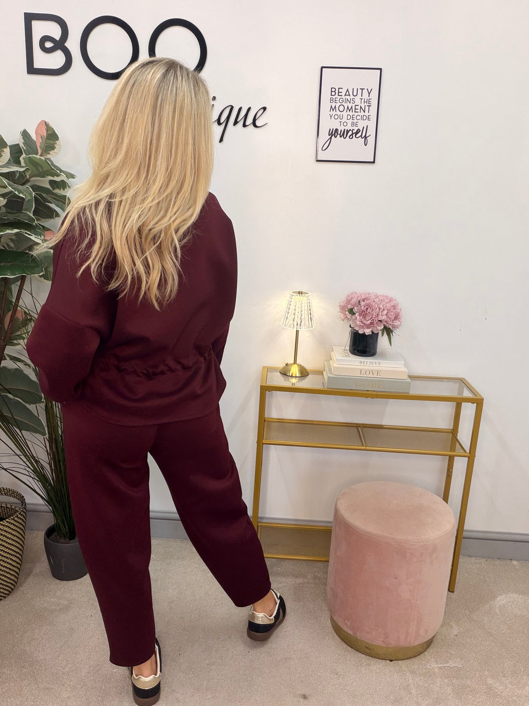 The CILLA scuba balloon leg trouser Co ord set - 6 colours