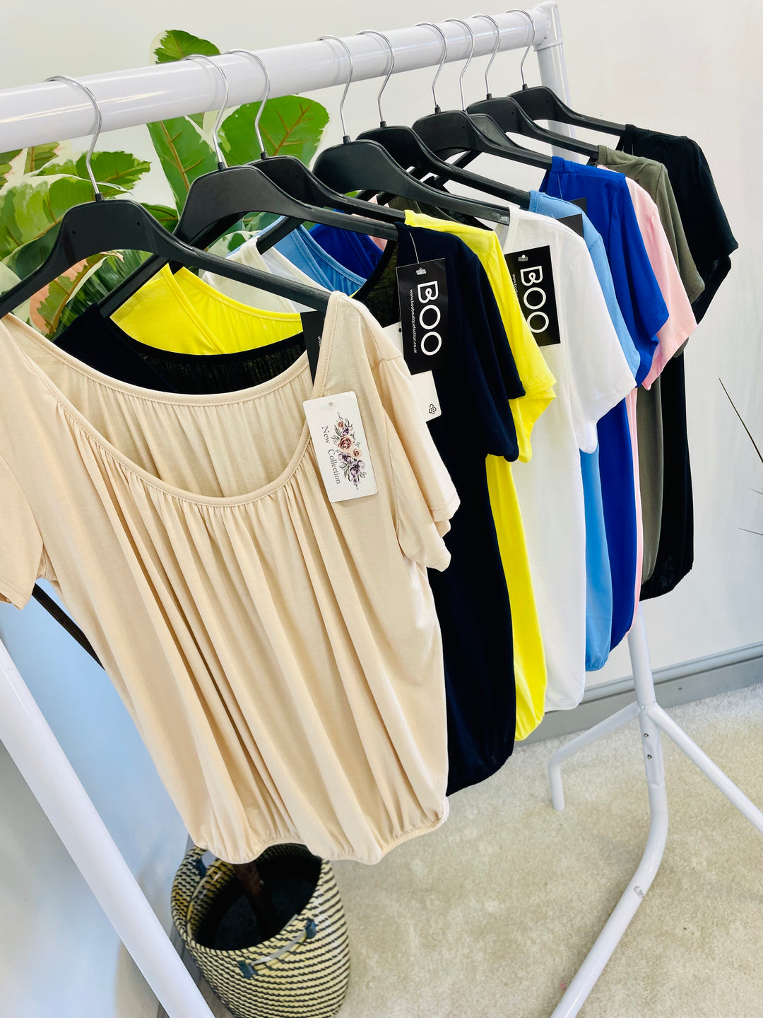 LADIES LOOSE FIT BUBBLE T TEE SHIRT
