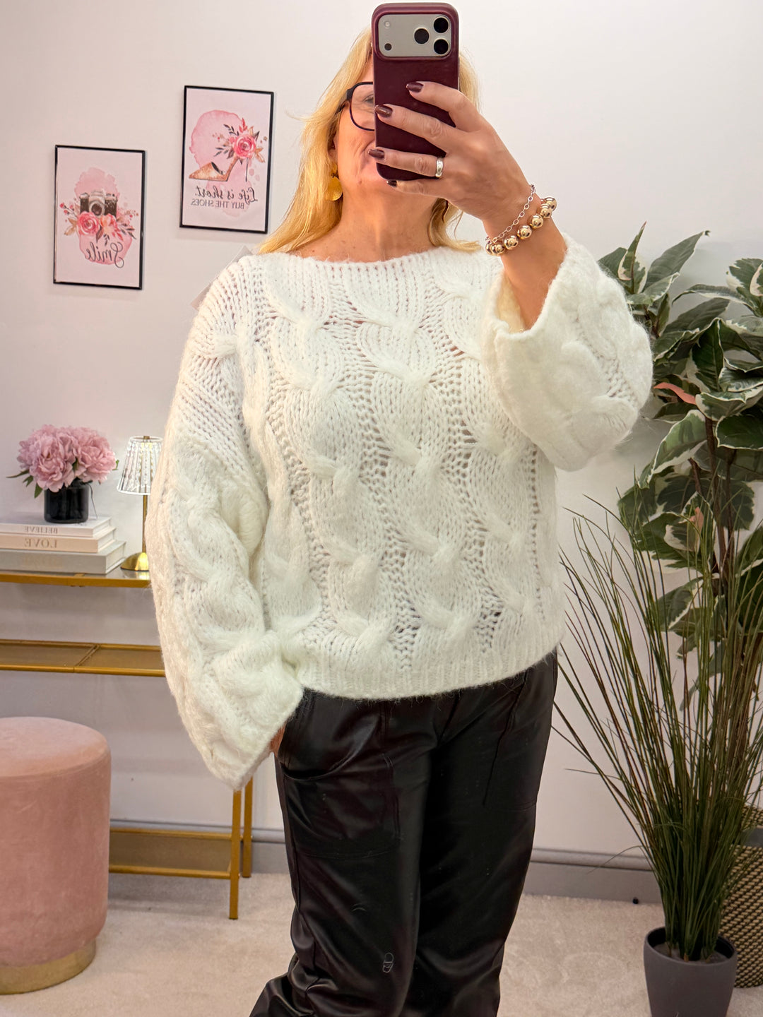 The STORM chunky cable knit jumper - 4 colours