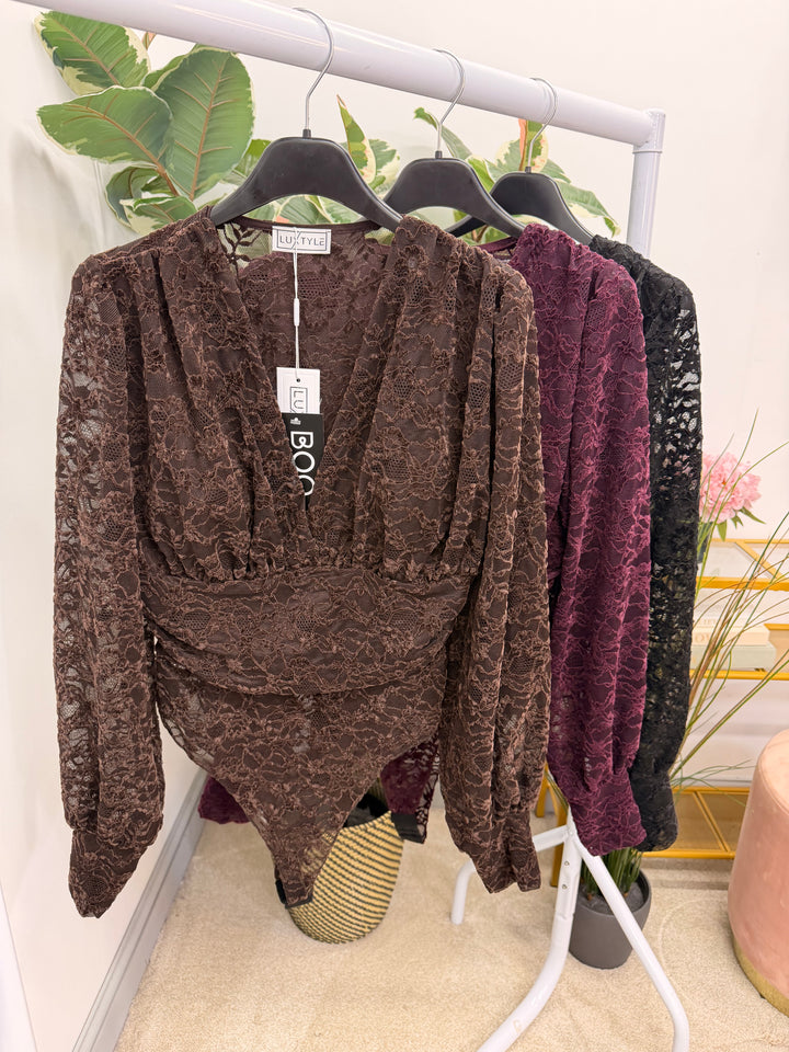 The SOPHIE lace bodysuit - 3 colours