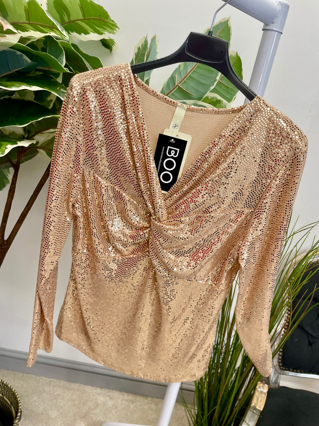 LADIES SEQUIN PARTY TOP - SILVER, GREEN, GOLD, BLACK, BERRY, CHAMPAGNE