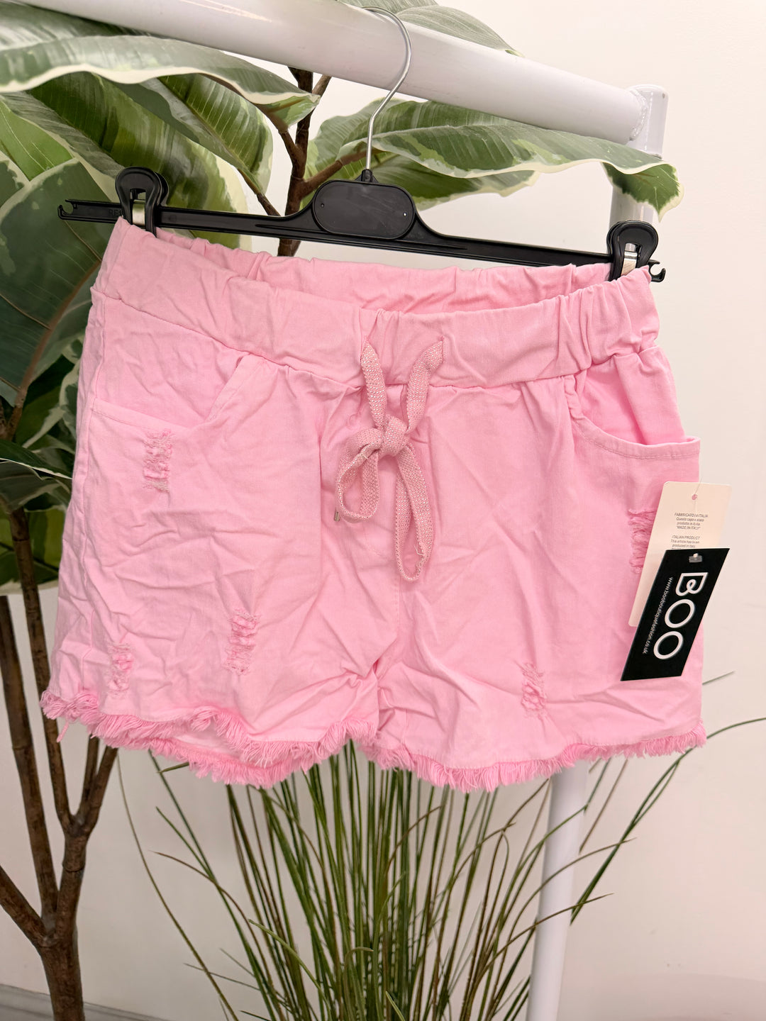 Ladies Magic Stretch Summer Shorts pink