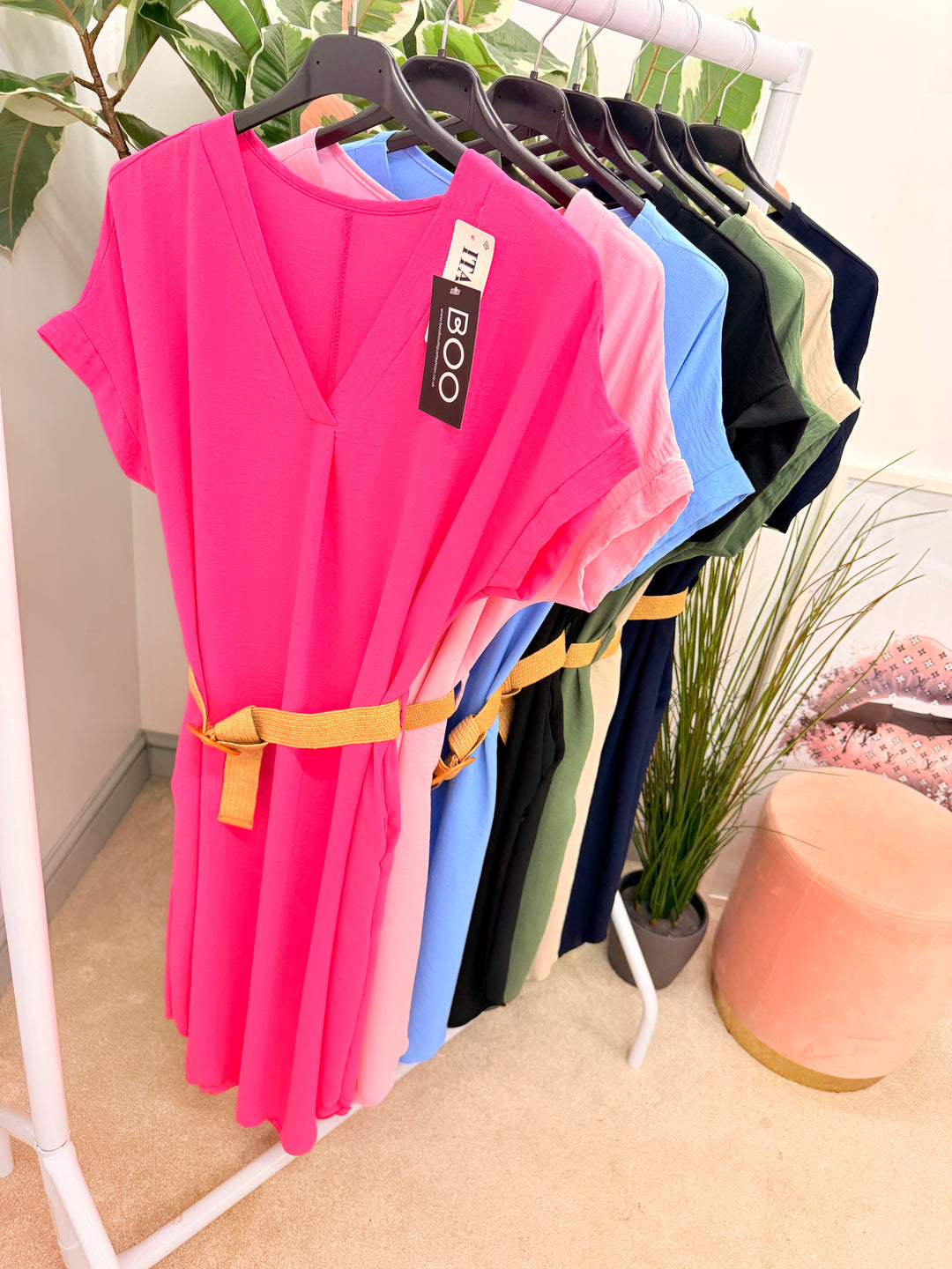 Ladies Fashion Casual Midi Dress