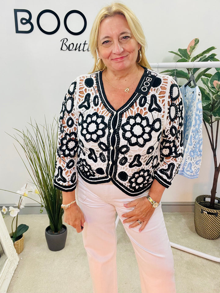The COCKTAIL crochet cardigan - 4 colours