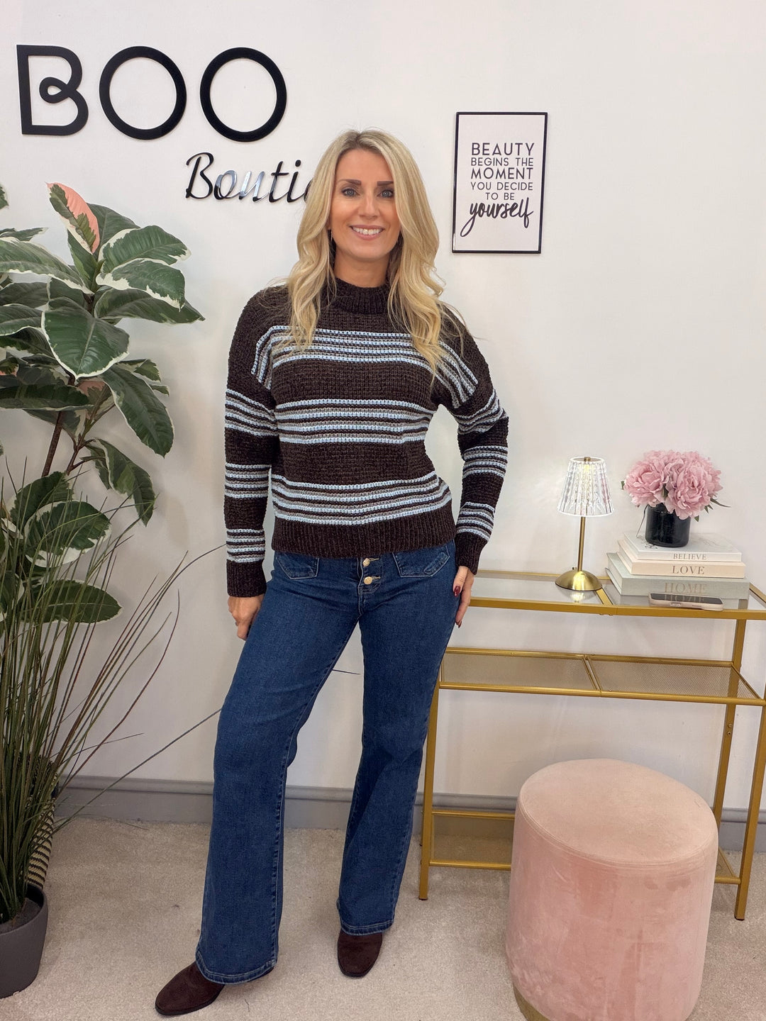 The RUTH stripe knit jumper