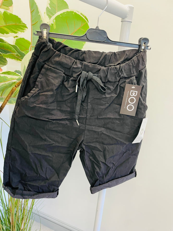 LADIES STRETCH SUMMER MAGIC SHORTS - 13 COLOURS