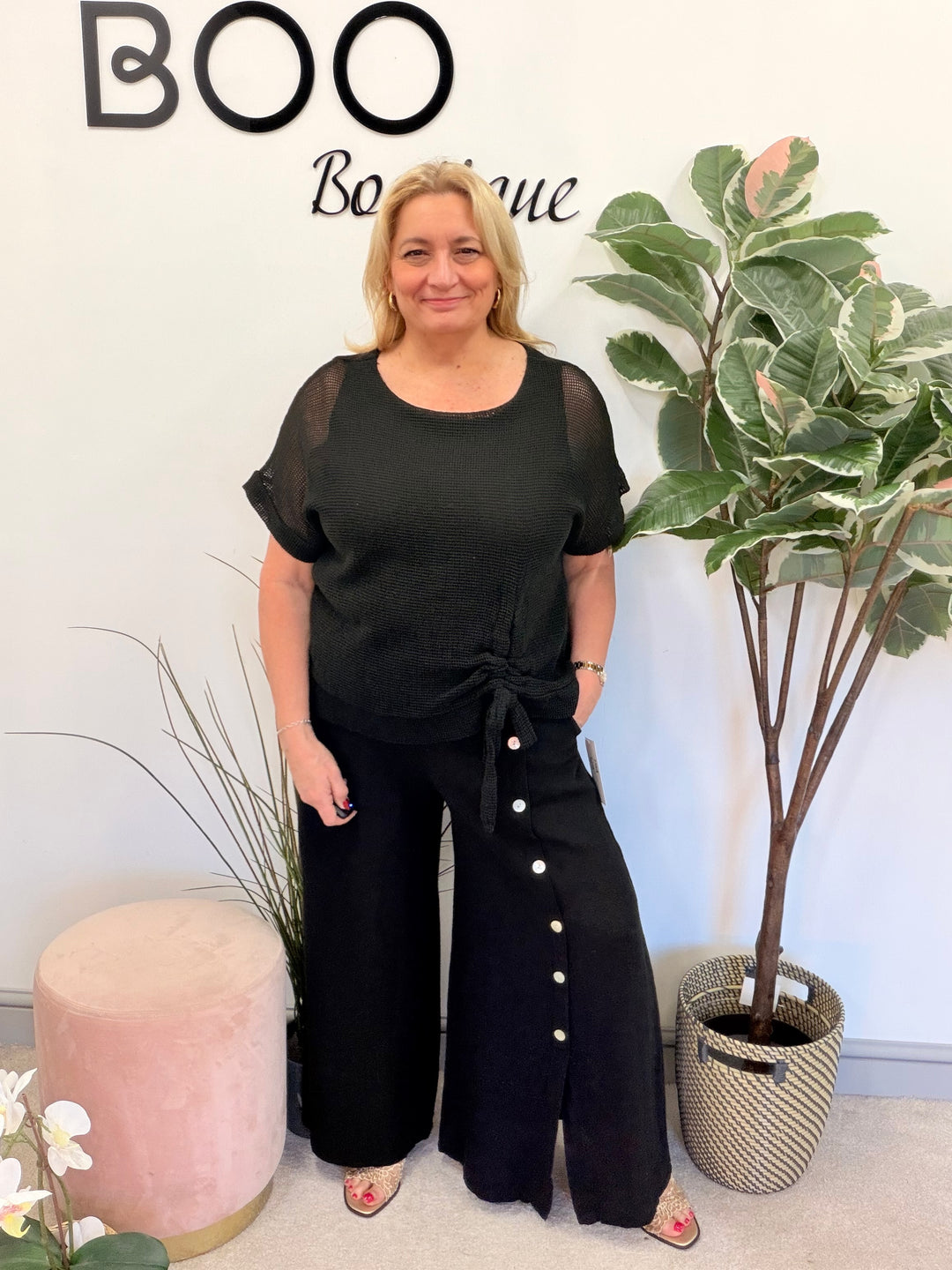 The SARA teabag linen top - 8 colours