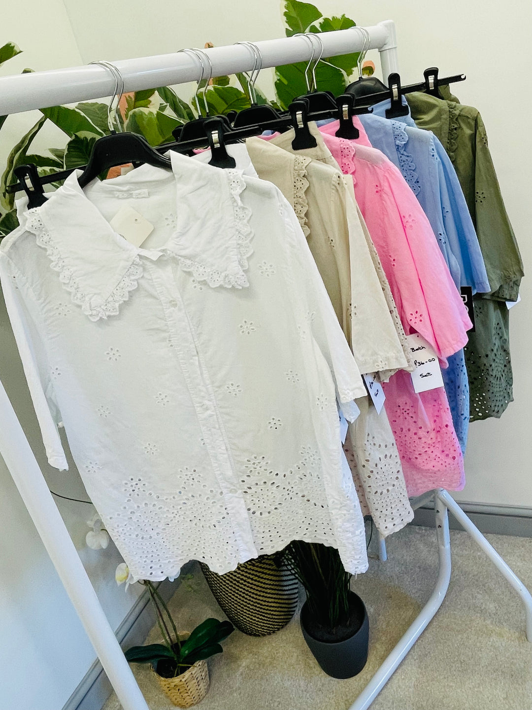 LADIES WOMENS SHORTS SUMMER CO ORD SET - PINK, KHAKI, WHITE, BLUE & PINK