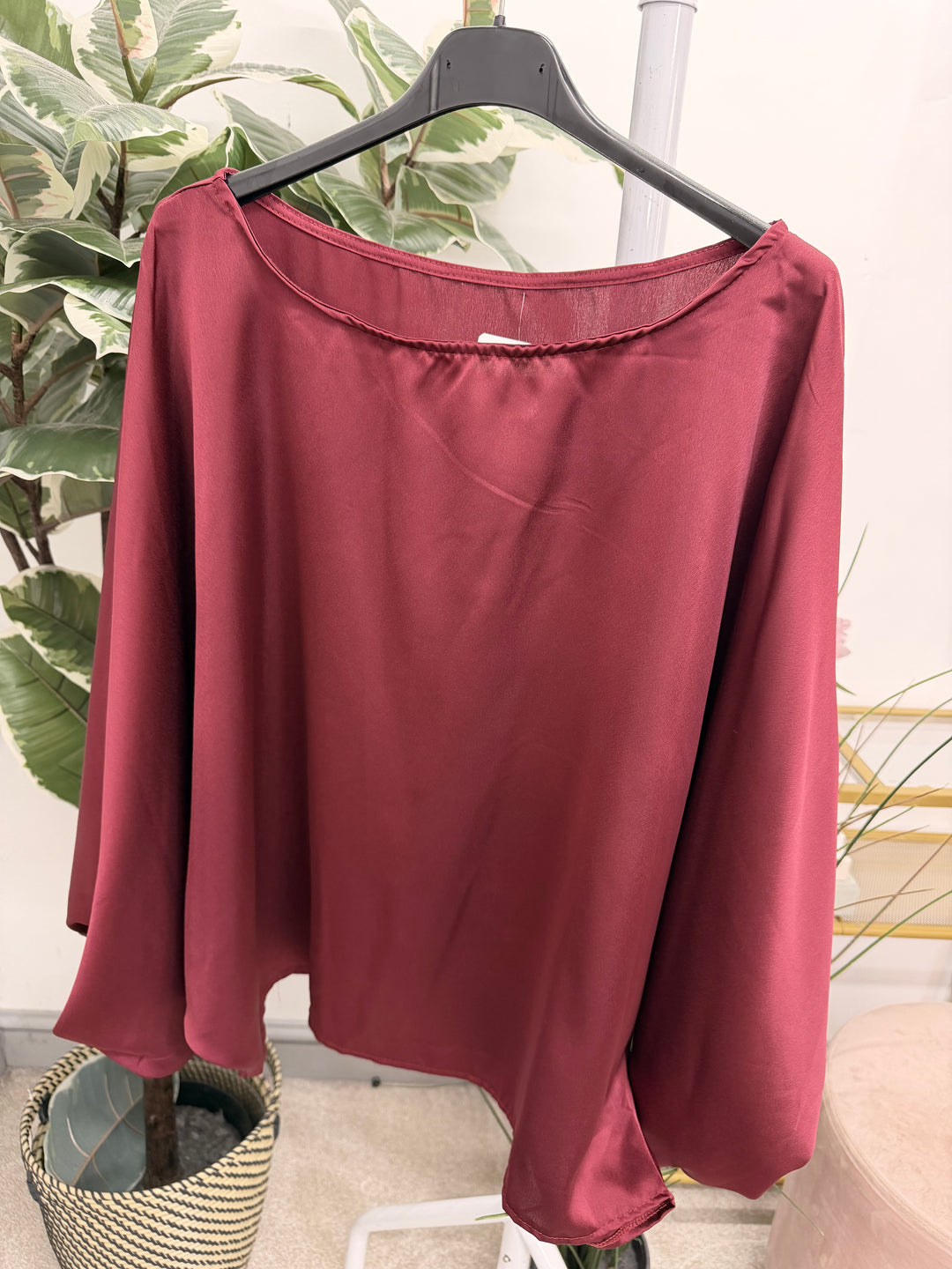 The OTTIE satin loose fit top - 4 colours