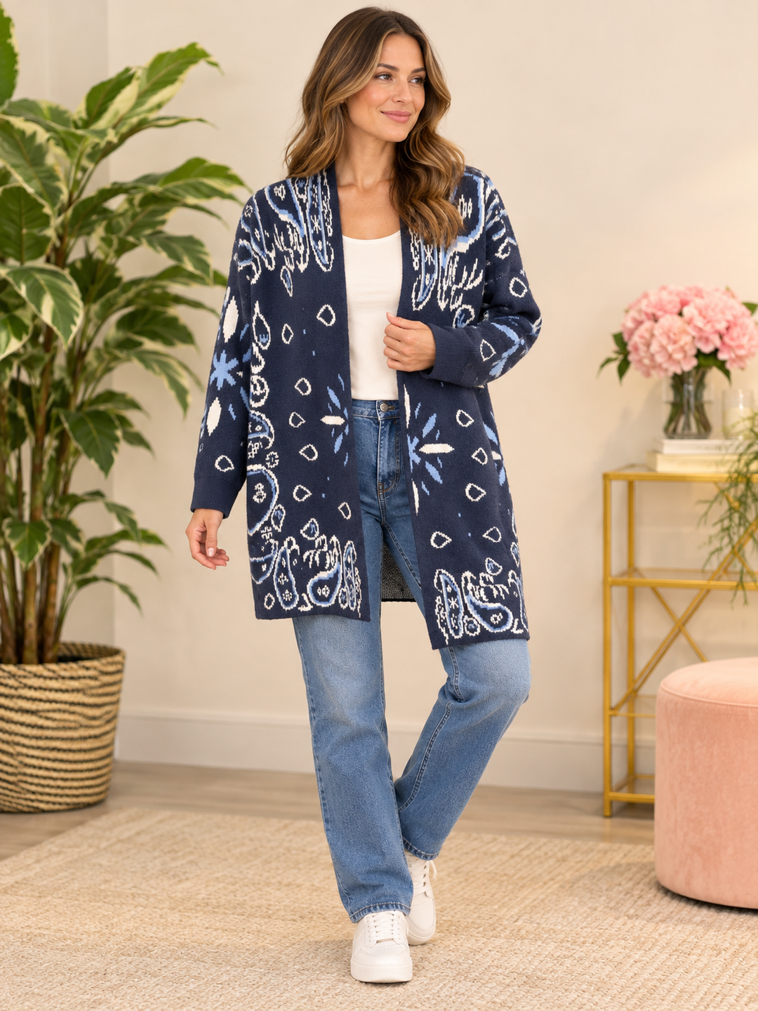 The RUSTIE bandana print cardigan - 3 colours