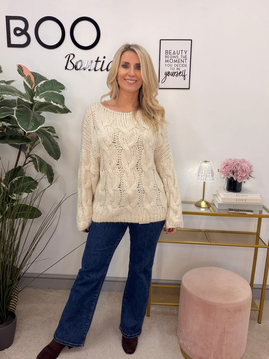 The STORM chunky cable knit jumper - 4 colours