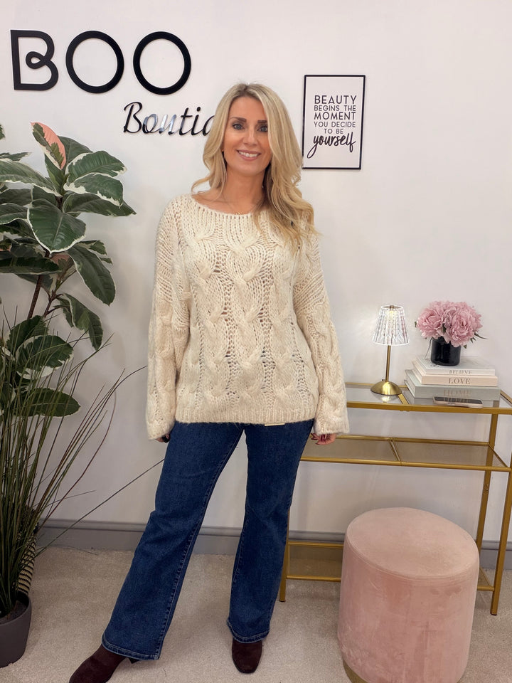 The STORM chunky cable knit jumper - 4 colours