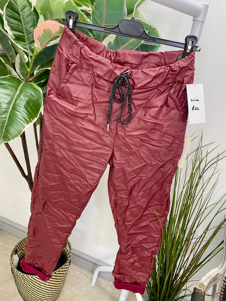 The NINA pu magic trousers - 6 colours