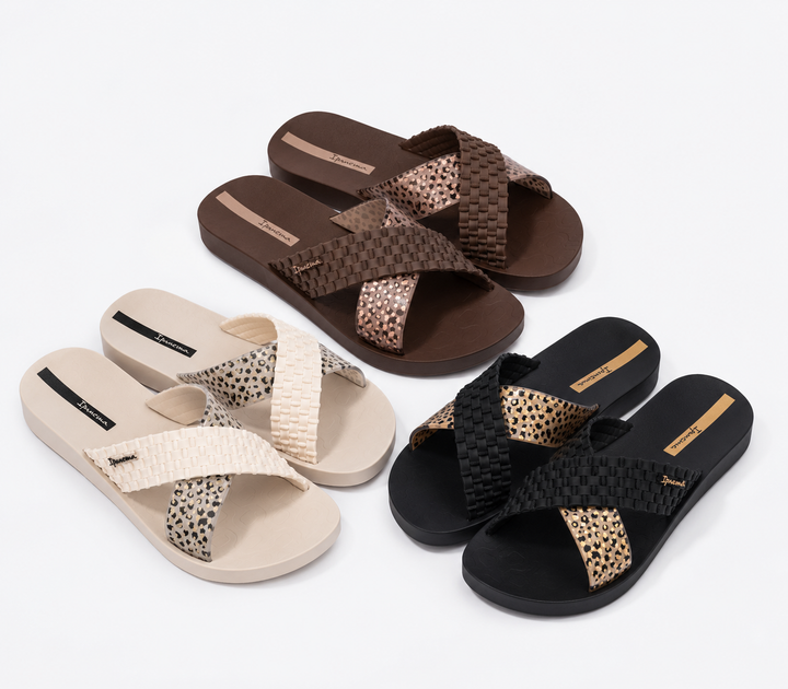 IPANEMA ANIMAL PRINT SLIDERS ( three ) - 3 colours