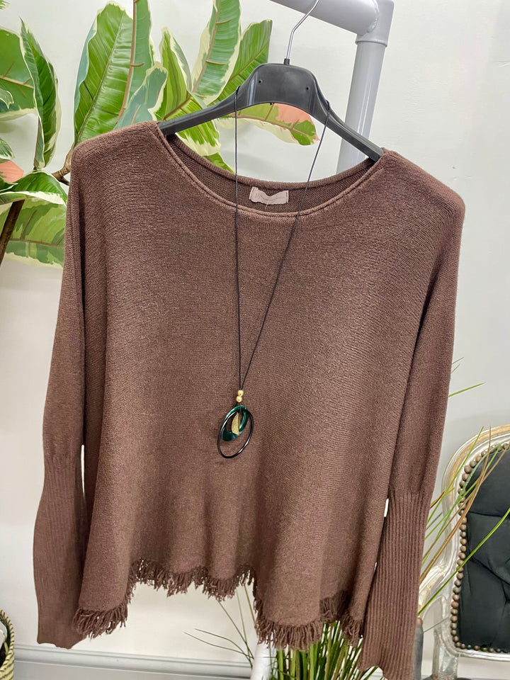 LADIES SOFT KNIT LOOSE FIT JUMPER - 11 COLOURS