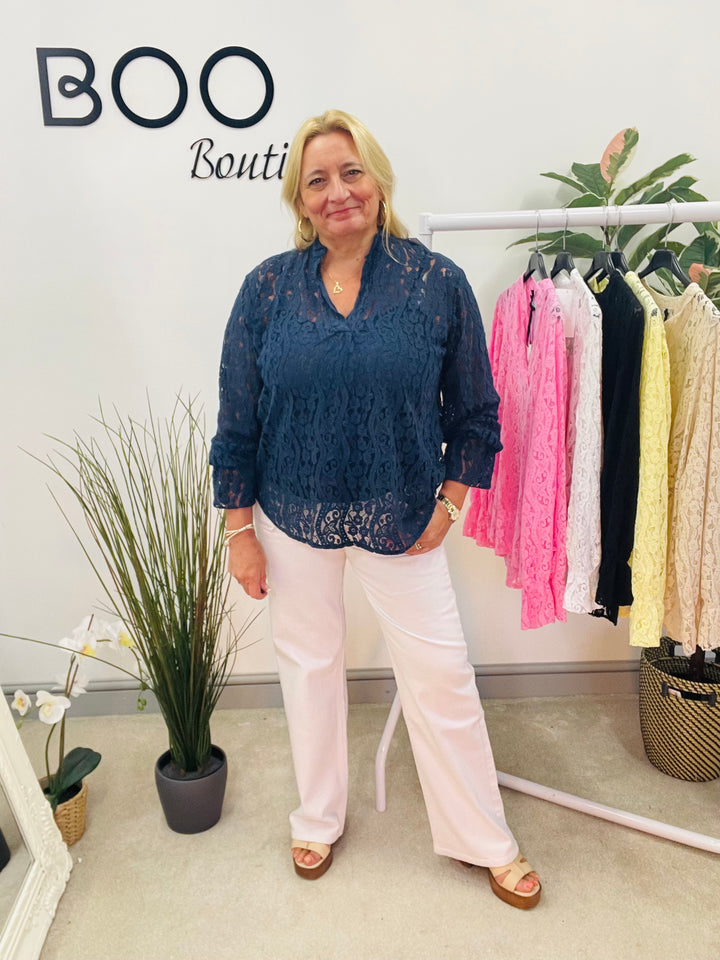 The PALOMA lace blouse - 6 colours