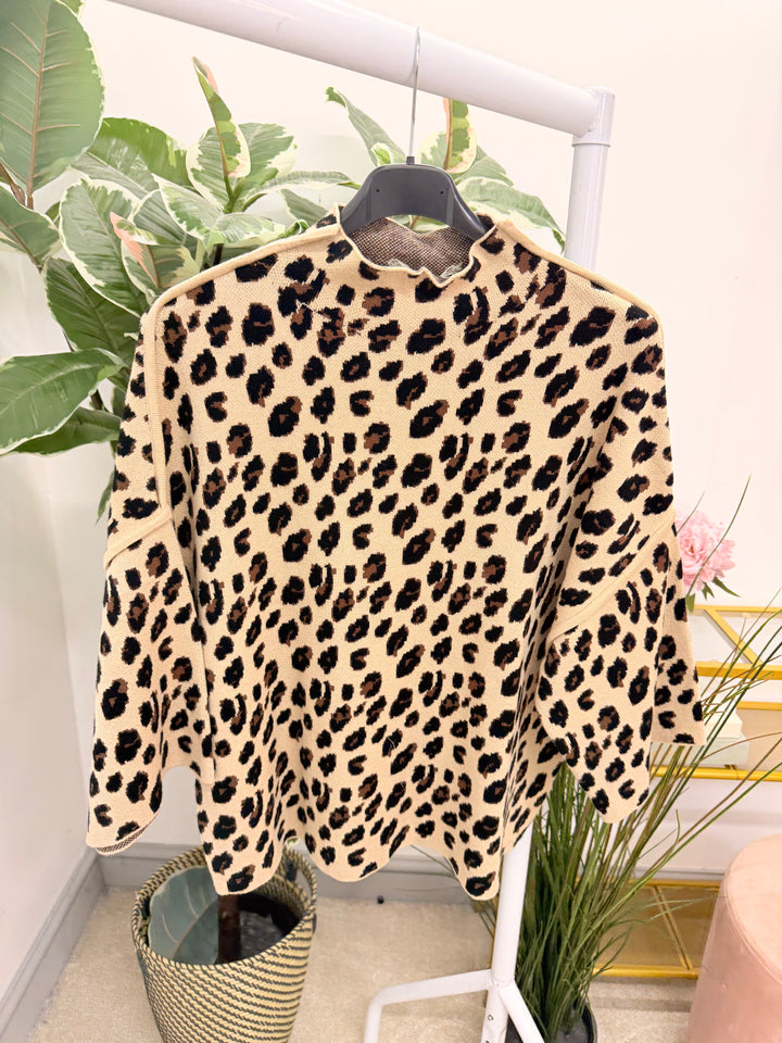 The FIONA leopard print jumper