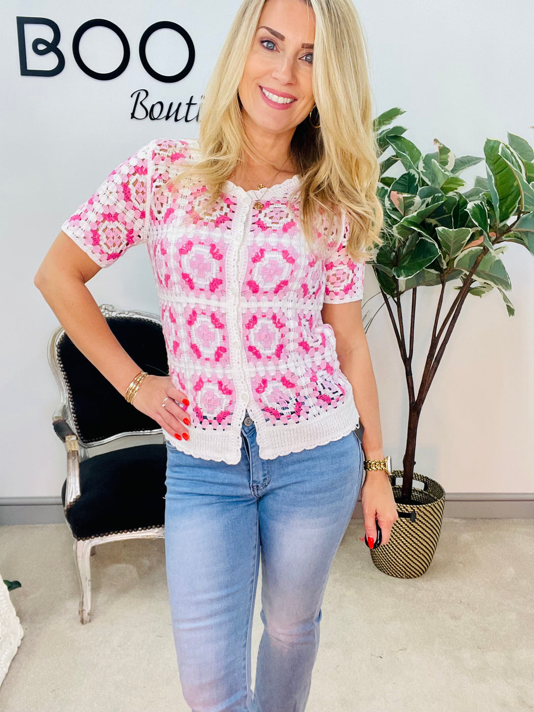 The WOOWOO crochet cardigan - 2 colours