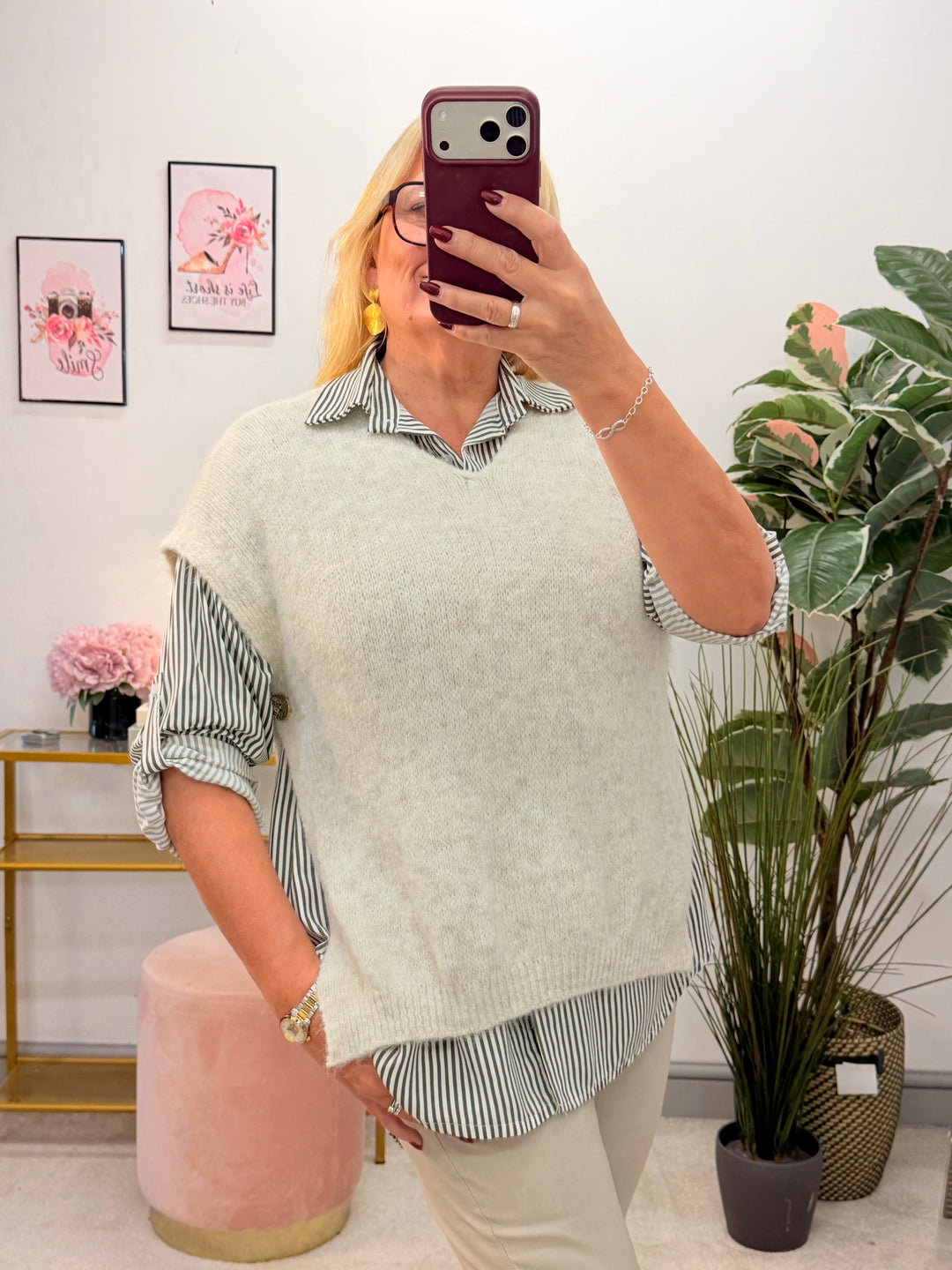 The PEACHES pinstripe shirt - 3 colours