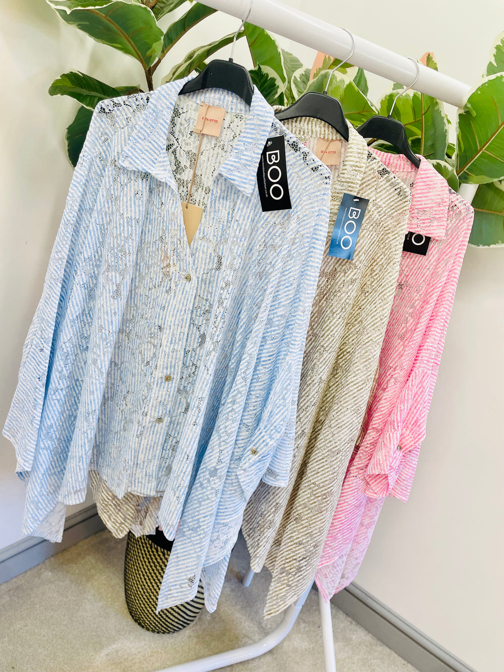 LADIES WOMENS DRAPE OVERSIZE TOP BLOUSE - PINK, BLUE & BEIGE