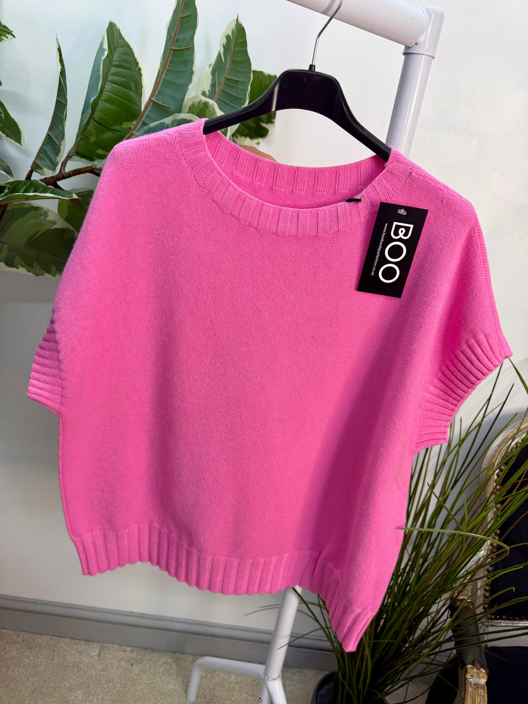 LADIES KNITTED TANK TOP JUMPER - ORANGE, PINK, YELLOW, CREAM, GREEN, KHAKI, BEIGE