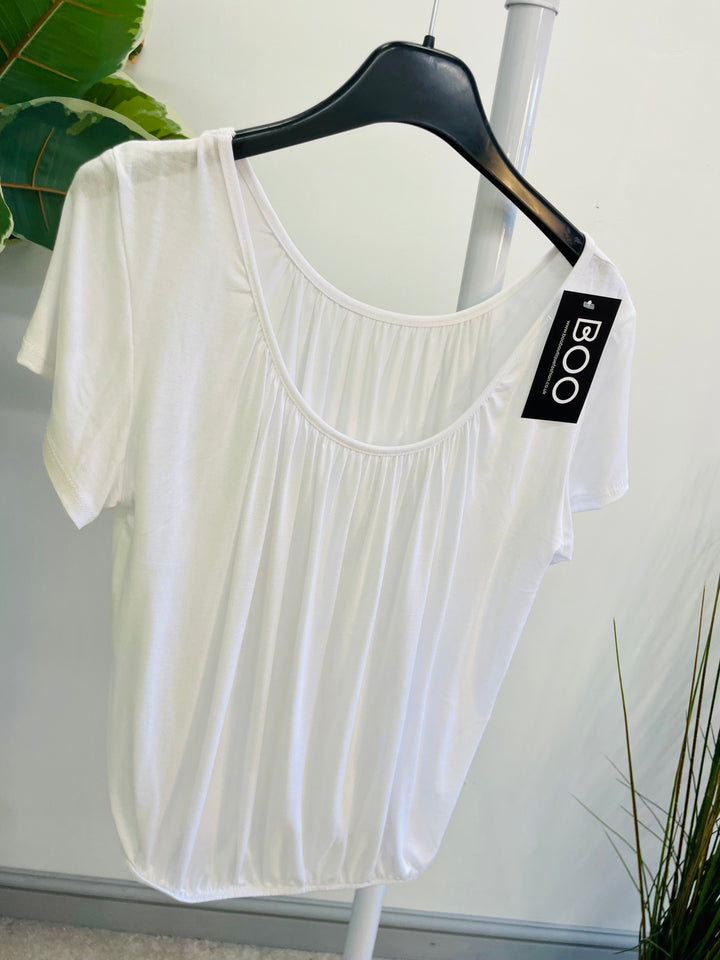 LADIES LOOSE FIT BUBBLE T TEE SHIRT
