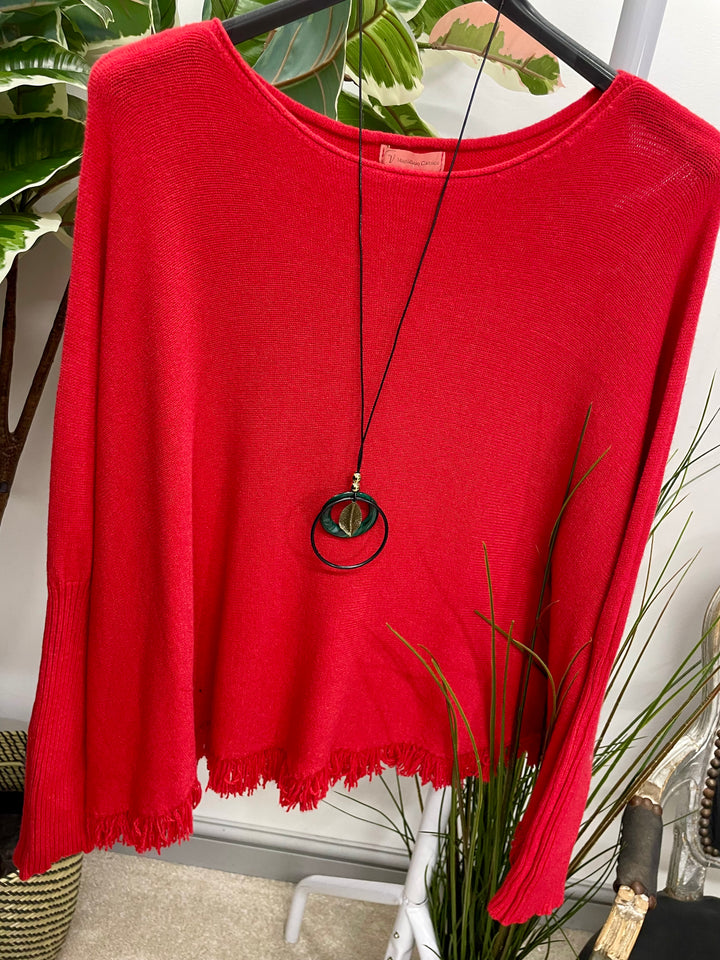 LADIES SOFT KNIT LOOSE FIT JUMPER - 11 COLOURS