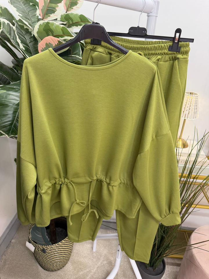 The CILLA scuba balloon leg trouser Co ord set - 6 colours