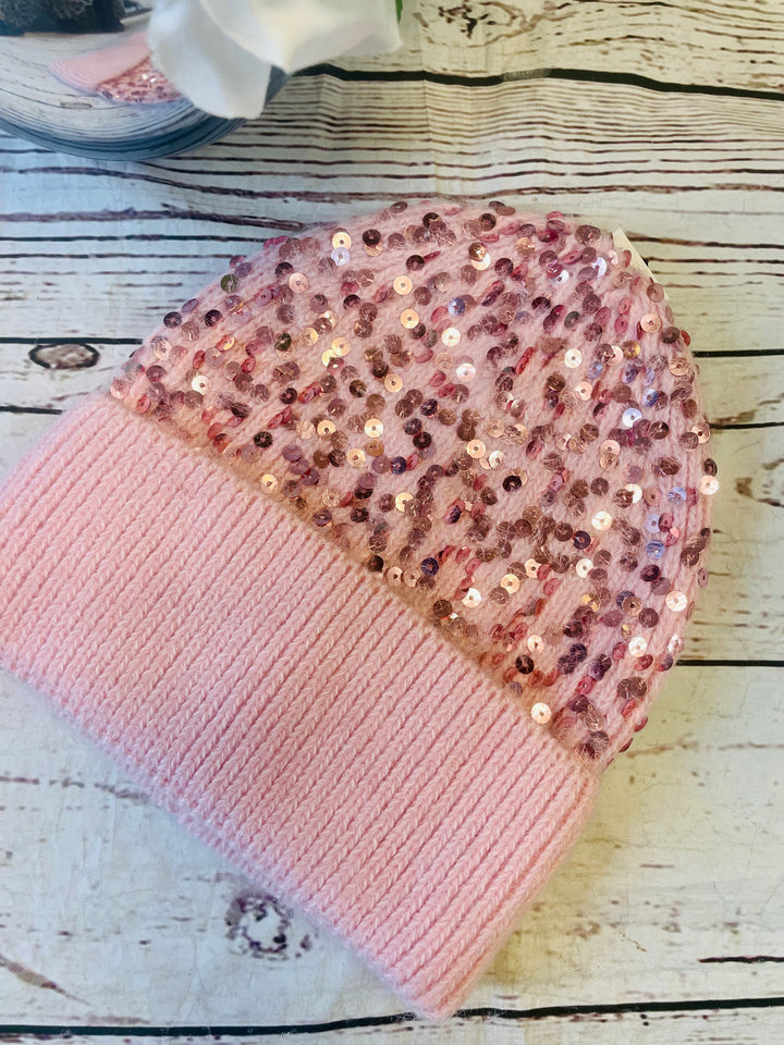 The PRESSIE sequin beanie hat - 4 colours
