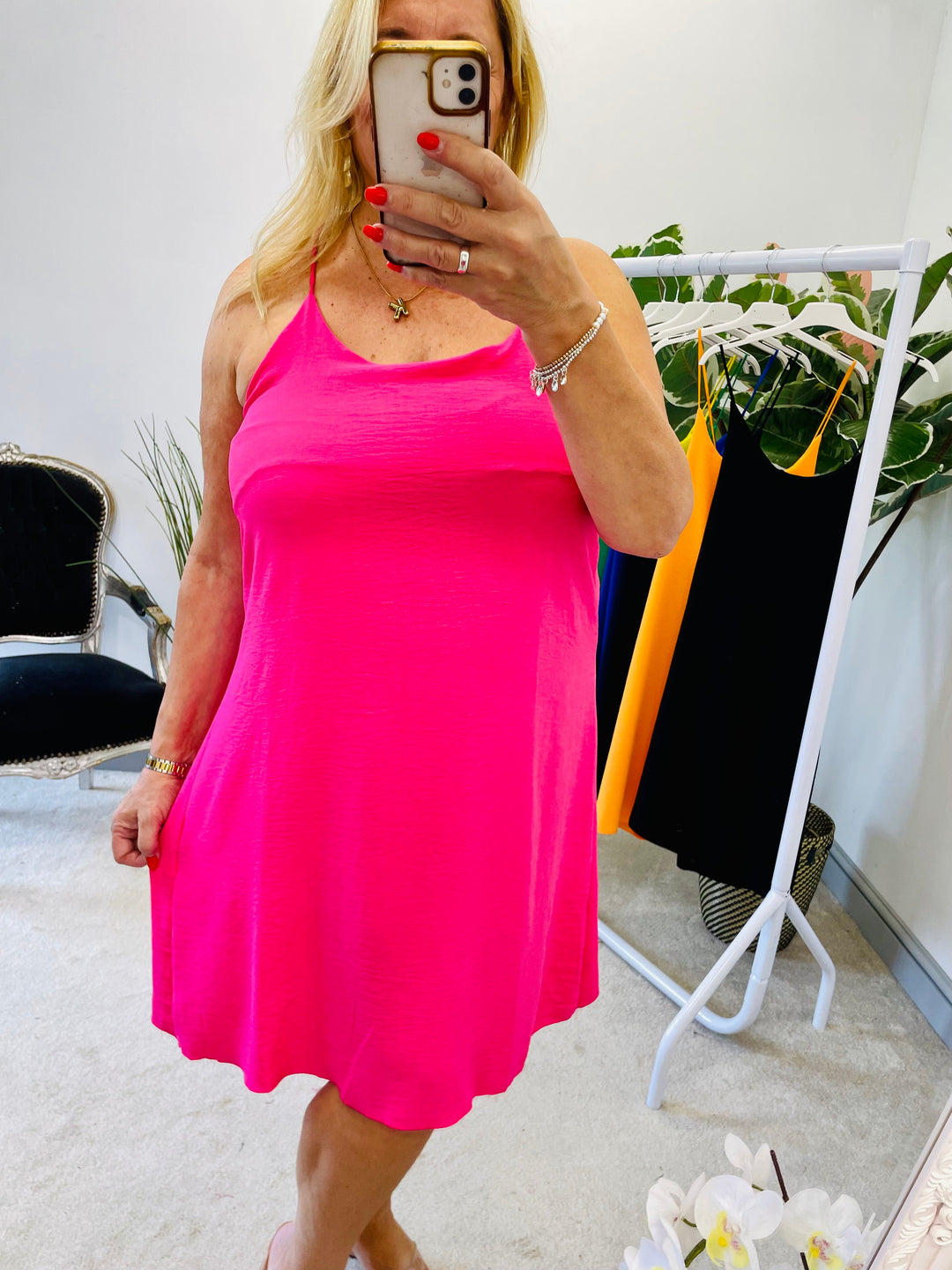 LADIES CASUAL BEACH SUMMER CAMI HOLIDAY DRESS