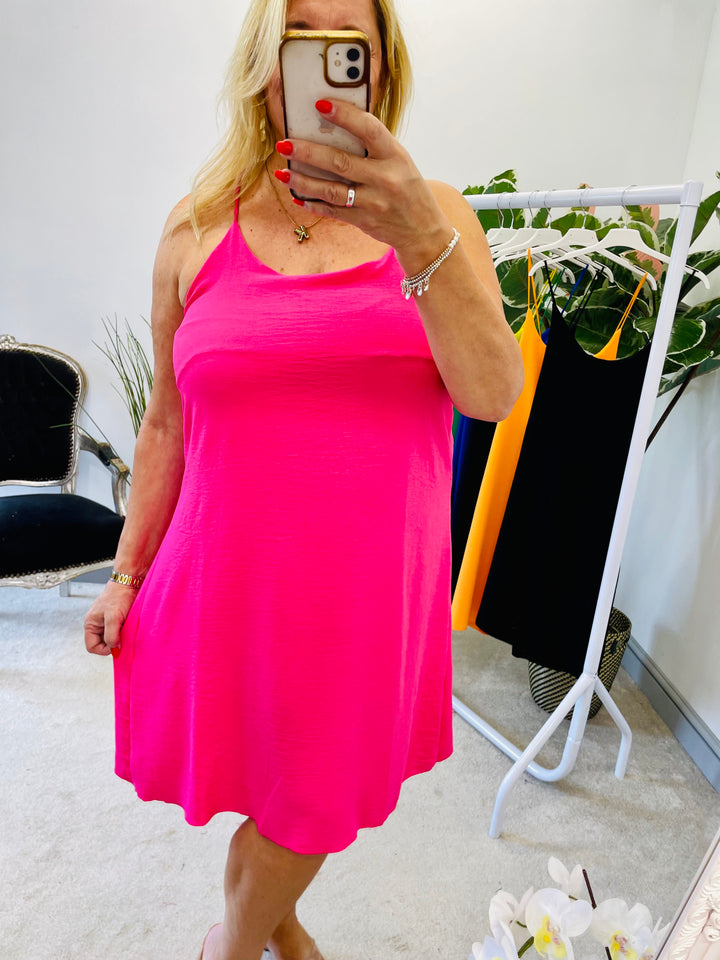 LADIES CASUAL BEACH SUMMER CAMI HOLIDAY DRESS