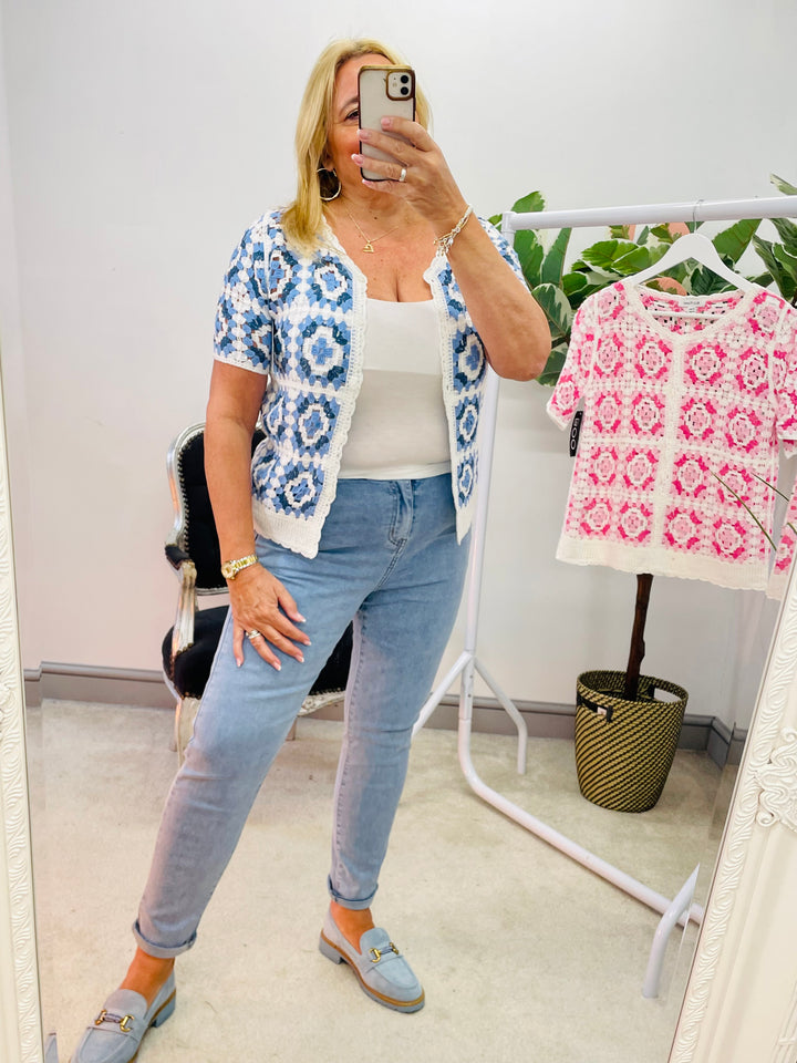 The WOOWOO crochet cardigan - 2 colours