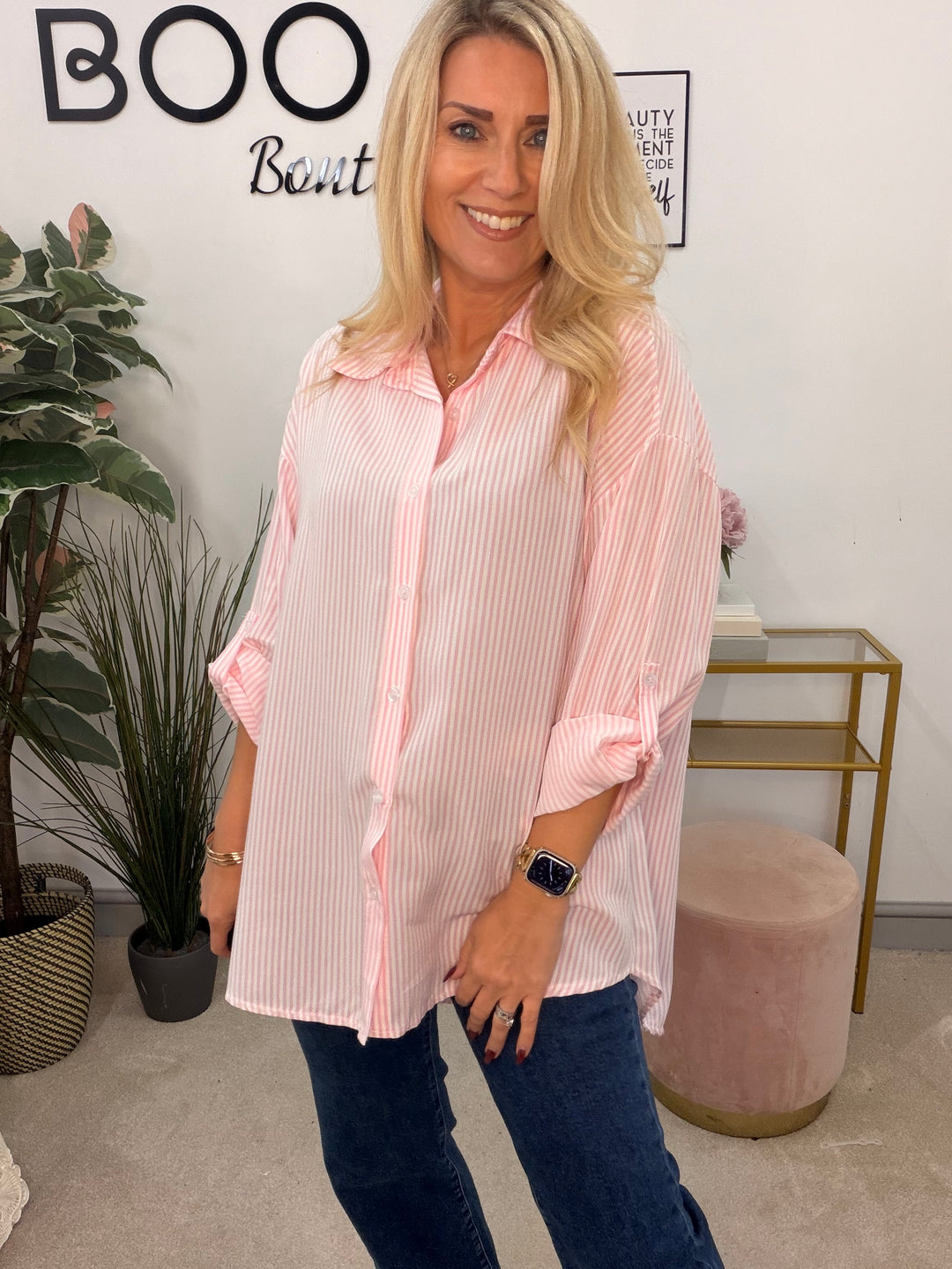 The PEACHES pinstripe shirt - 3 colours