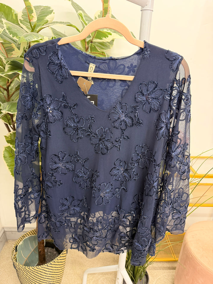 The DANNI sparkly sequin party top - 4 colours