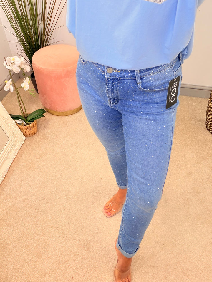 The DOLLY sparkly jeans - sizes 6 to 14