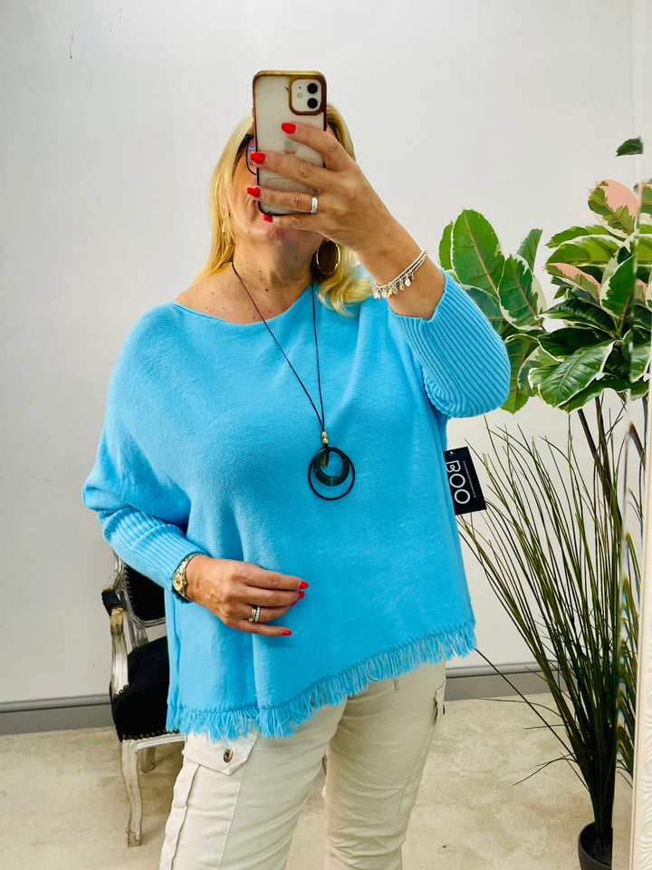 LADIES SOFT KNIT LOOSE FIT JUMPER - 11 COLOURS
