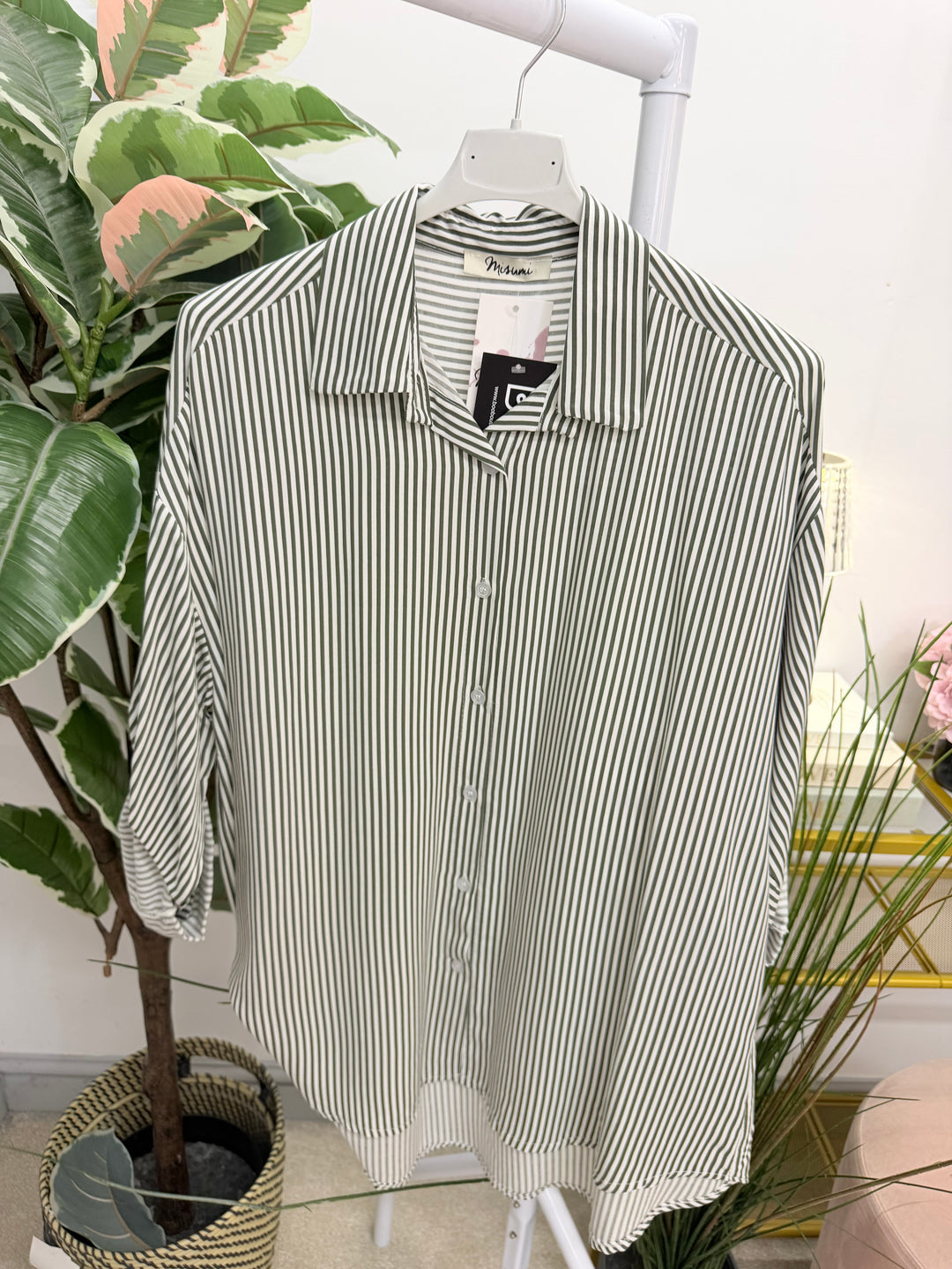 The PEACHES pinstripe shirt - 3 colours