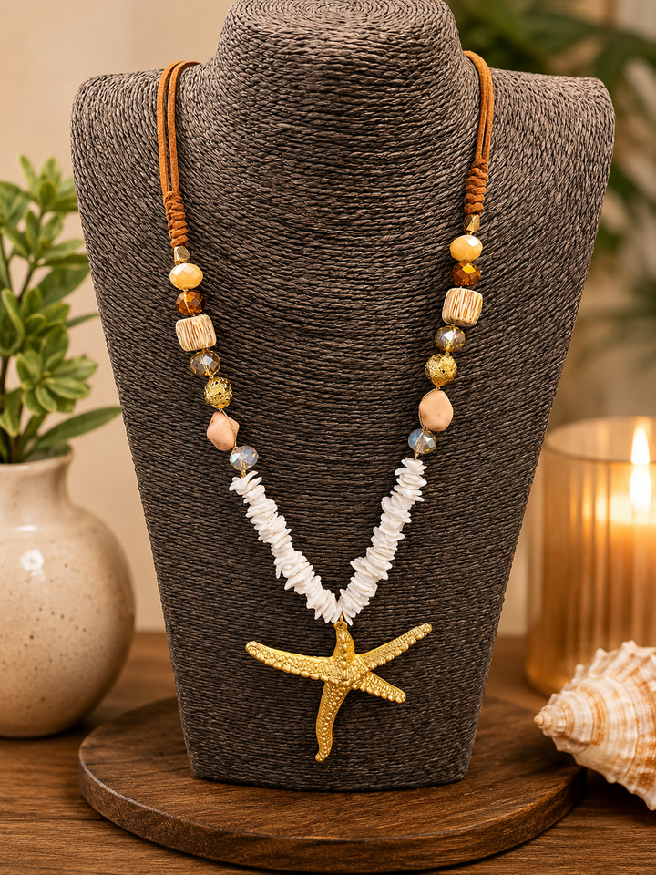 BOHO starfish necklace