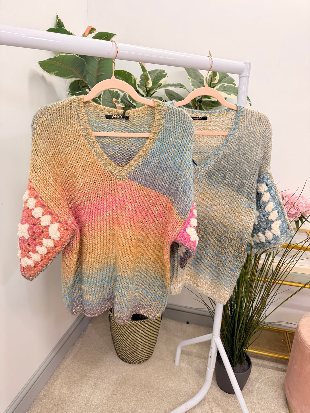 The SHONA lurex ombré jumper - 2 colours