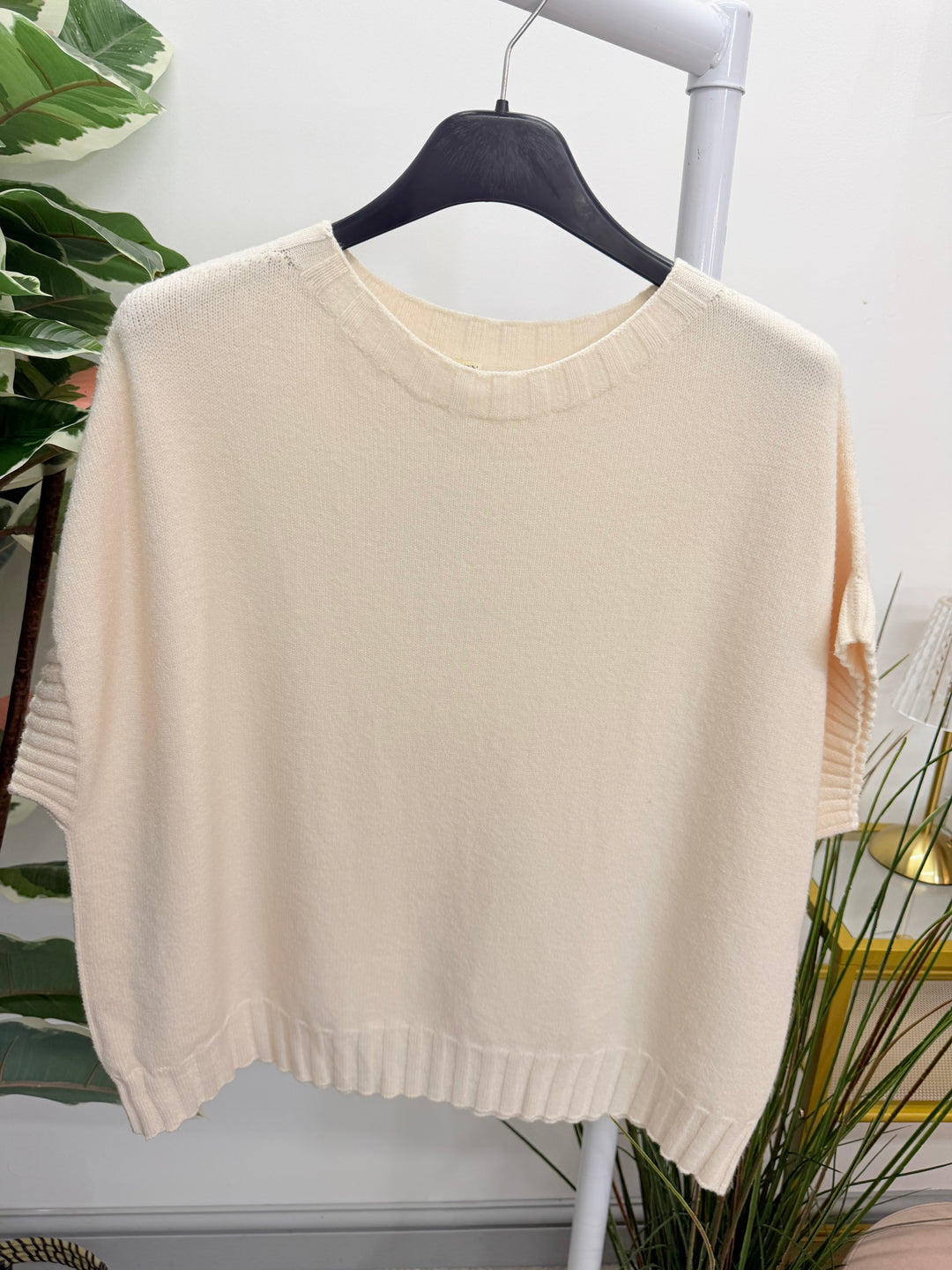Ladies Tank Top Sleeveless Jumper - Khaki, Black, Cream, Brown, Rust & Camel