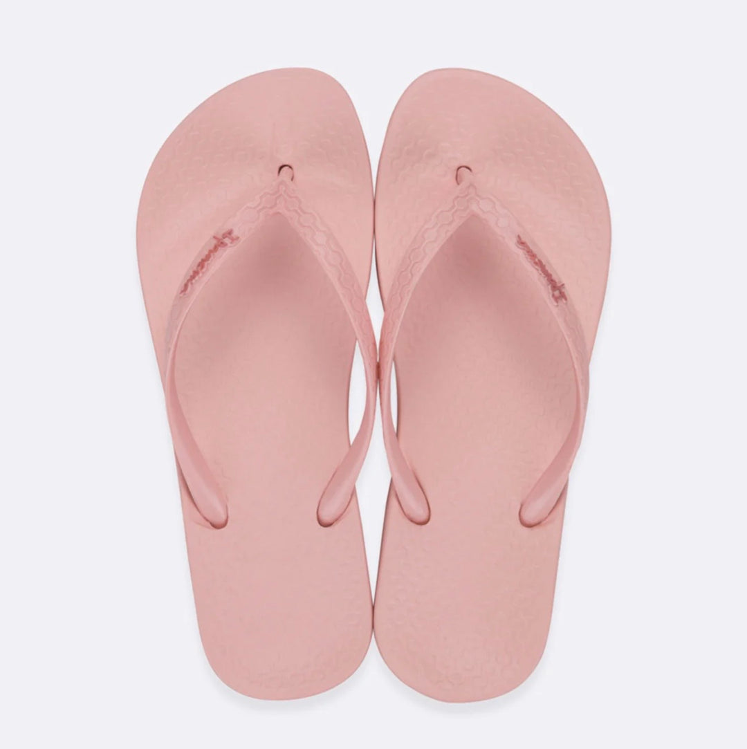 Ladies Ipanema Flip Flops - pink, fuschia & white